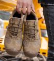 Άνδρες αναπνεύσιμες ανθεκτικότητες διείσδυσης χάλυβα παπούτσια ασφαλείας Toe