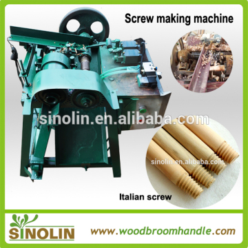 SINOLIN screw making machine for wooden mop stick and broom sitck