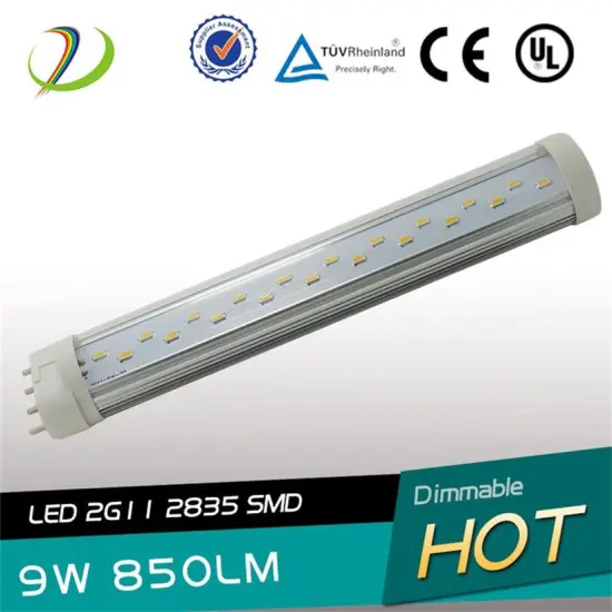 225mm Length LED 2G11 Tube 9W UL