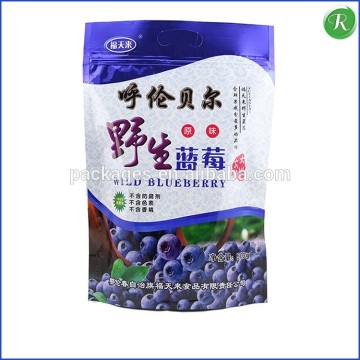 high quality stand up pouch zip plastic bag for nut