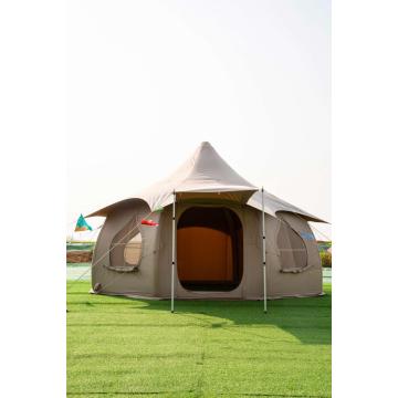 Tenda de acampamento inflável em forma de lótus