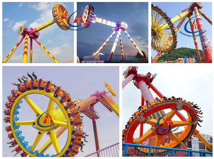 Outdoor Playground Funfair: Big Pendulum Hammer Ride Attractions, High ...