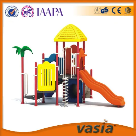 Safe Outdoor Plastic Children Playground Equipment