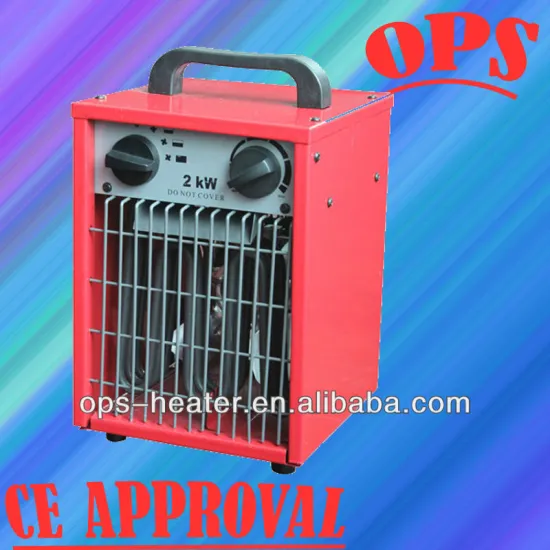 new design beautiful fan heater-red square2KW portable room heater blower