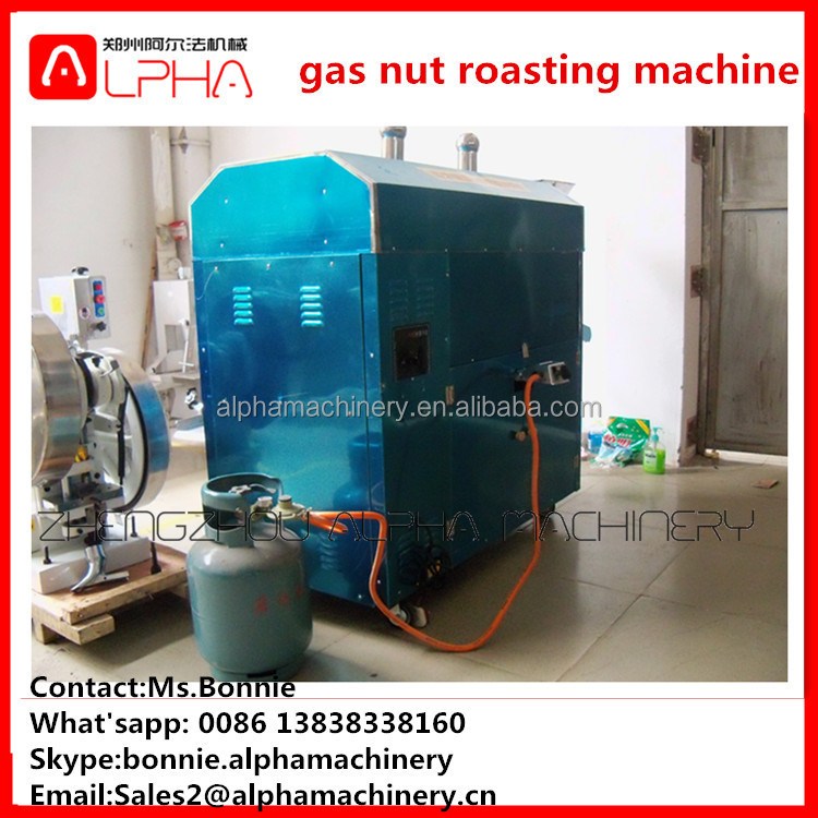 Large Capacity Stainless Steel Commercial Nut Roasting Machine for Spice & Pepper