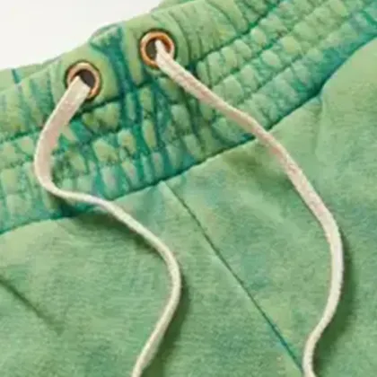 Mens Shorts Custom Logo Towel Shorts Beach Vintage Distressed Acid Washed Shorts