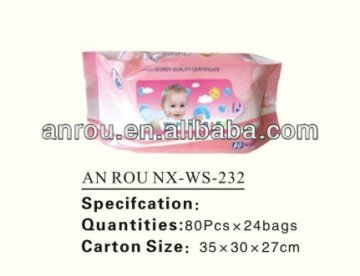 Natural baby wipe