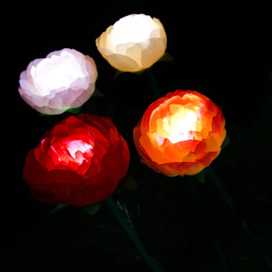 Outdoor Garden Peony  Lights