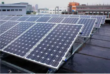 Photovoltaic Solar Bracket Flat Rooftop Mounting Structure
