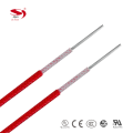 Cabo isolado de borracha de silicone 1,0 mm² vermelho
