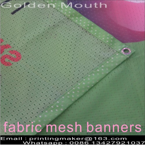 Fabric Outdoor Mesh Banners Sign Fence Wrap