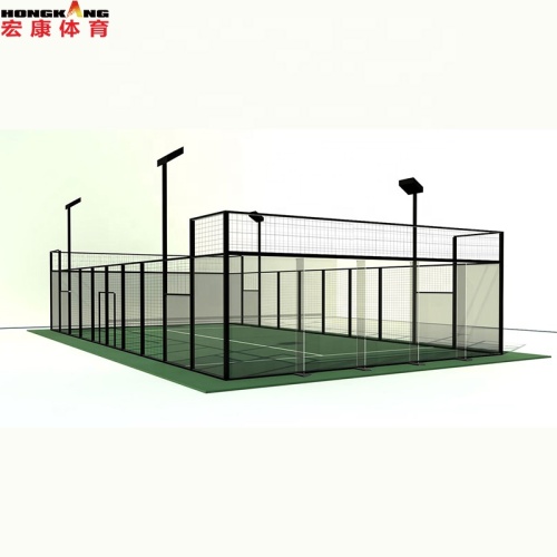 12mm Clear Tempered Glass Padel Tennis Court Fence