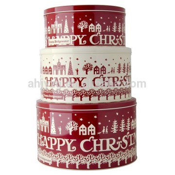 promotion round toys storaging tins