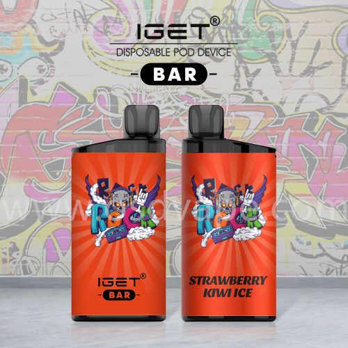 Iget Bar 3500 Puffs гүзээлзгэнэтэй бөөрөлзгөнө NIC VAPS