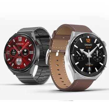 1.5 Inch Round Screen Waterproof Sport Heart Rate Monitoring Calling Smartwatch DT3 Mate Smartwatch