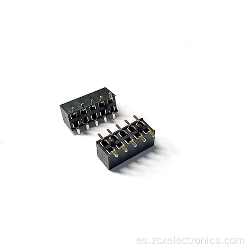 2.0 Conectores de encabezado de pin hembra Patch SMT