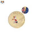 Custom metal euro flag challenge coin