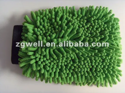 Cleaning microfibber chenille glove/gloves