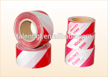 Red White PE Warning Tape
