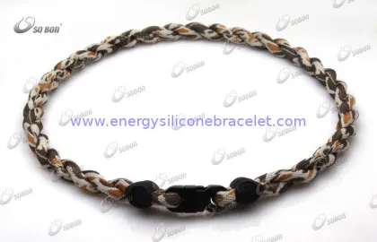 Health Sports Balance Magnetic Tornado Titanium Necklace