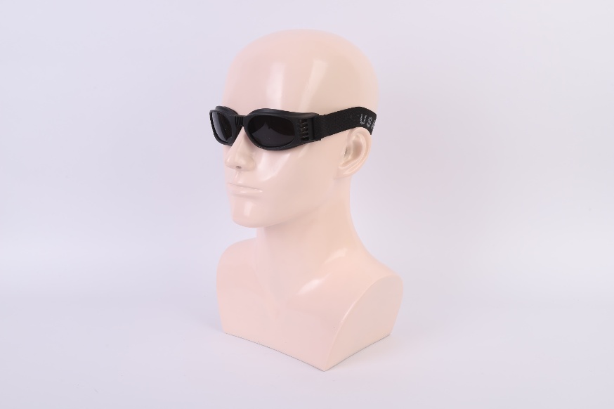 Collapsible elastic band goggles