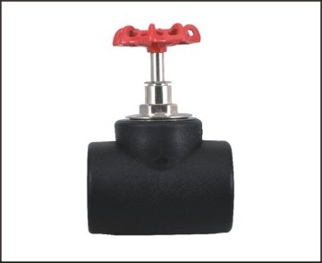 PE Socket Fusion Fitting Hot Fusion Brass Stop Valve