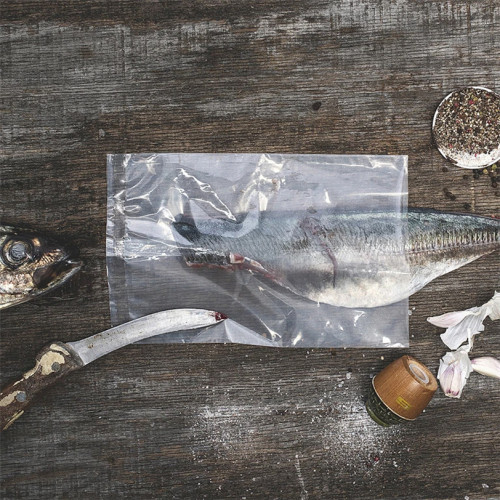 Месна сьомга риба торба за семена за семена вакуумна торбичка може да опакова храната може да се закрепи