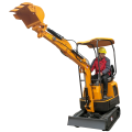 Irene Mini Small Digger CE/EPA/EURO 5 Mini escavadeiras compactas no atacado 1 tonelada de preços com balde de polegar para venda