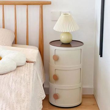 Multi-layer Storage Cabinet with Sliding Door for Bedroom and Living Room