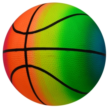 Best selling rainbow baksetball for kids
