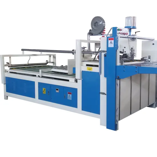 Semi-Auto Folder Gluer Box Gluing Machine for Sale
