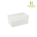 Caja organizadora de almacenamiento multiusos apilable de acrílico transparente