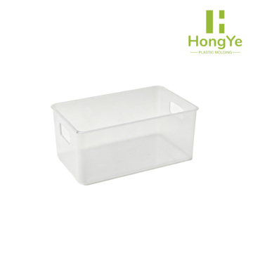 Caja organizadora de almacenamiento multiusos apilable de acrílico transparente