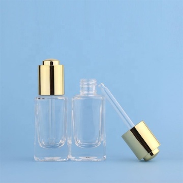 Flacons compte-gouttes en verre de luxe de 30 ml