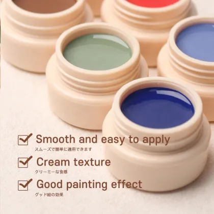 Gel Nail Art 48 Color Solid Cream Jelly Gel Polish Private Label Kit