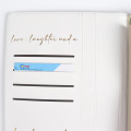 Loose Leaf White Leather Wedding Planner Book