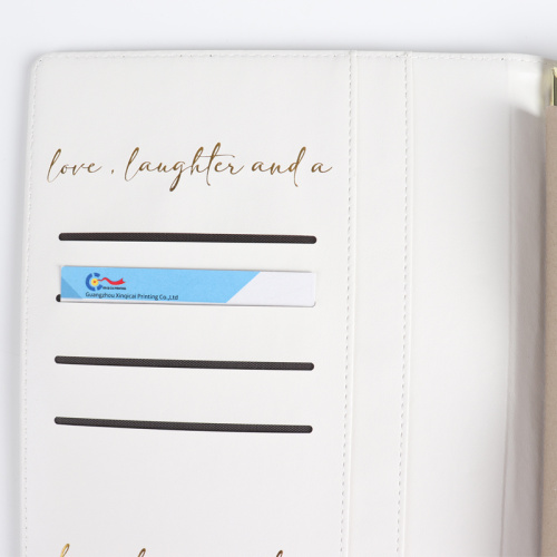 Wedding Planner Organiser Loose Leaf White Leather Wedding Planner Book Supplier