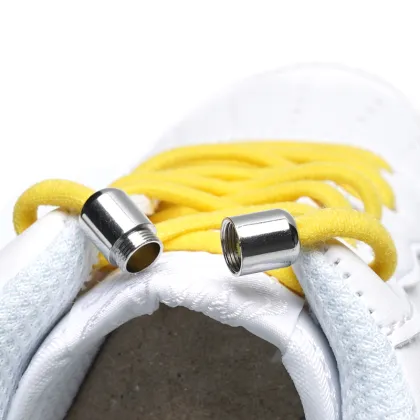 Elastic No Tie Shoelaces Metal Lock Shoe Laces For Kids Adult Sneakers Quick Shoelaces