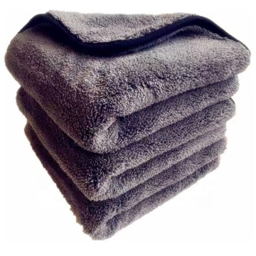 40x40 cm Microfiber Coral Fleece Plush Car Wash Drying Towel 1200 GSM