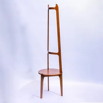 Wooden Shoe Cabinet With Seat