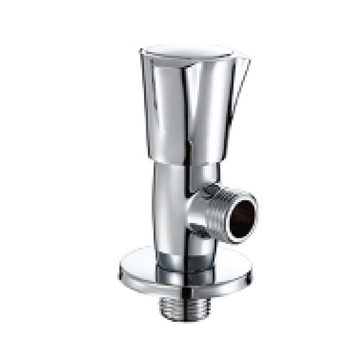 FUAO High quality plated 90 degree water angle cock valve