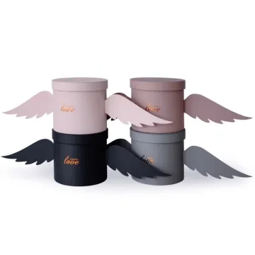 High Quality Cardboard Round Flower Packaging Paper Box