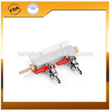 2way gas line manifold splitter check valves home brew beer