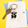 Creative king pattern plastic key chain