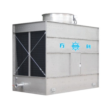 metal body square cross flow water cooling tower