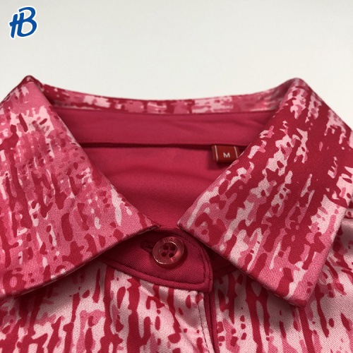 wholesale custom red variegated polo t shirt