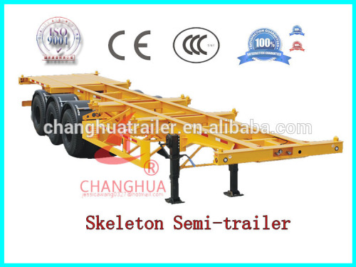 Truck trailer supplier cargo trailer 40ft skeleton semi trailer