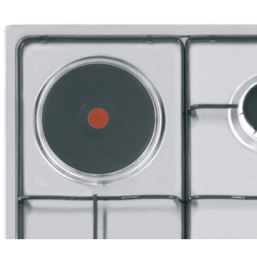 Electric and Gas Hob 60cm Stainless Steel