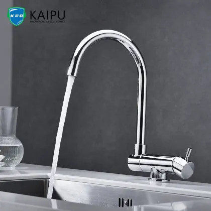 Kitchen faucet with drinking water faucet