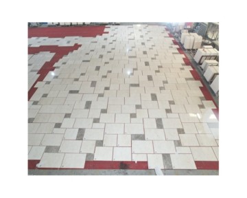 Modern Customized Natural Crema Perlato Lime Stone Slabs for Hotels and Villas